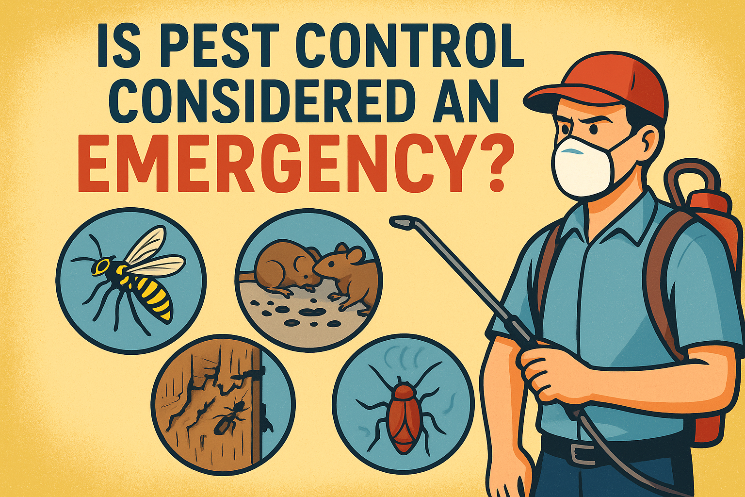 Is Pest Control Considered an Emergency?