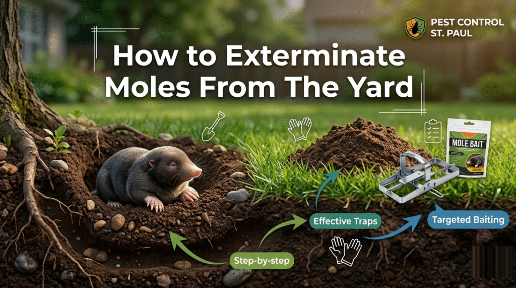 Mole Exterminator in St Paul, MN