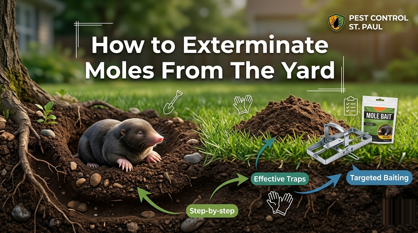 Mole Exterminator in St Paul, MN
