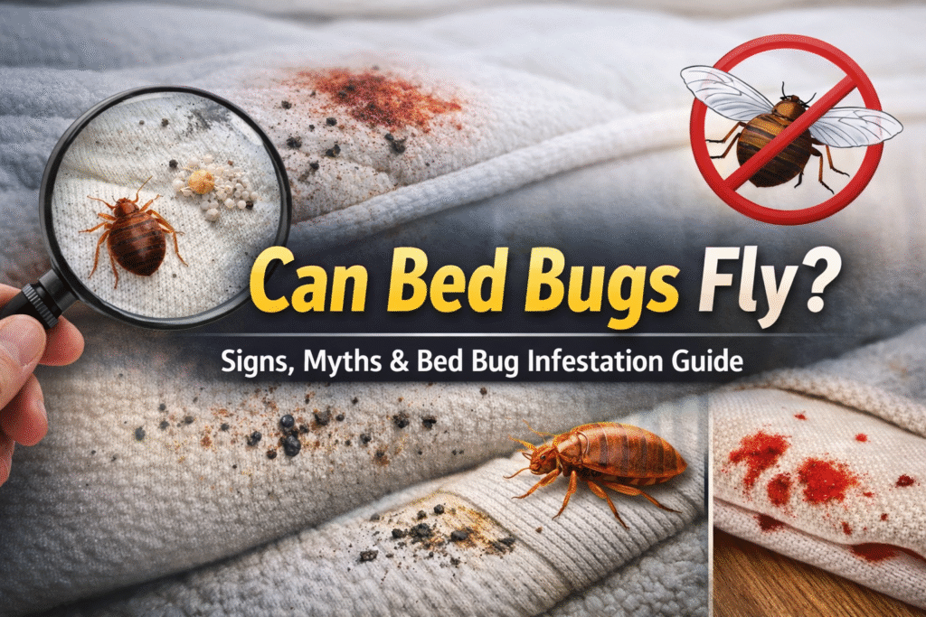Can bed bugs fly